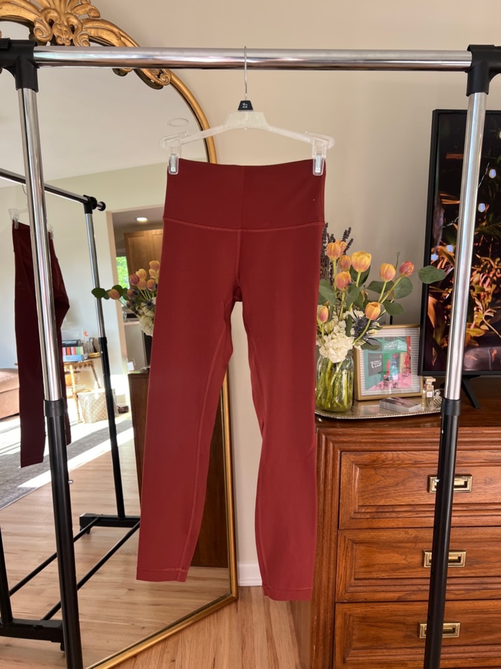 Lululemon Rust Colored Leggings